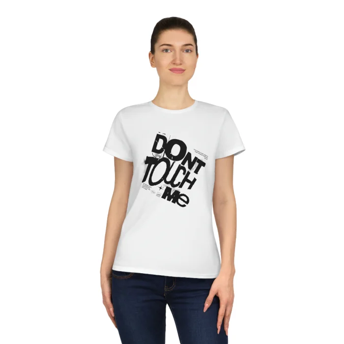 T-shirt Damski z nadrukiem Don't Touch Me